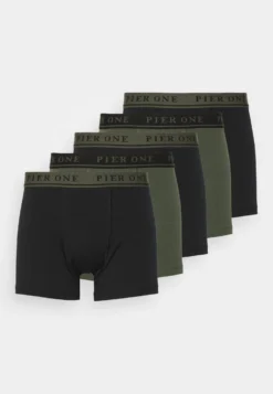 Pier One 5 Pack - Underbukse -Black/Khaki