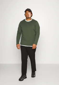 Pier One 2 Pack - Topper Langermet - Dark Green/Dark Blue