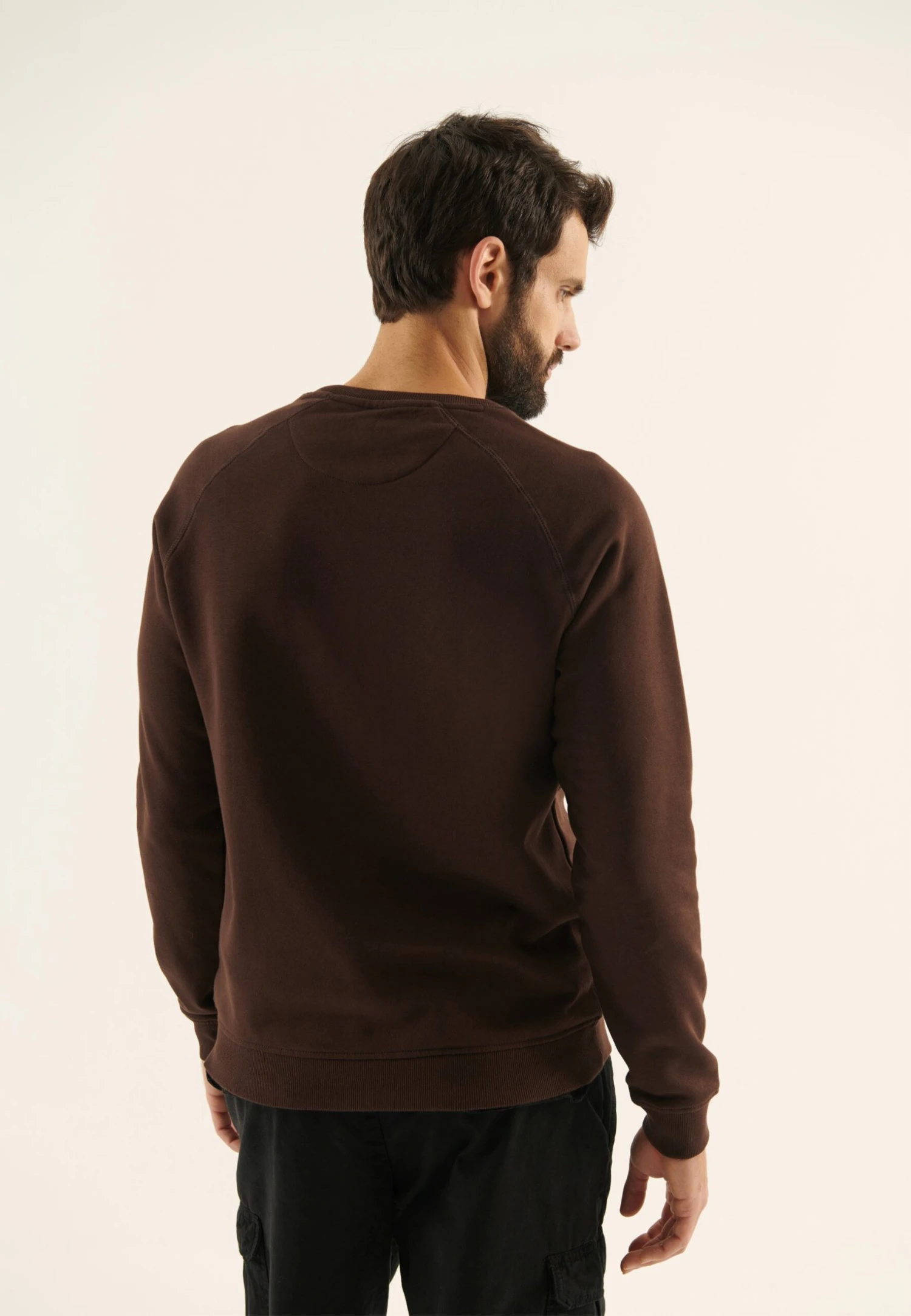 Pier One Sweatshirt - Dark Brown 3 Pier One Sweatshirt - Dark Brown - Bilde 3