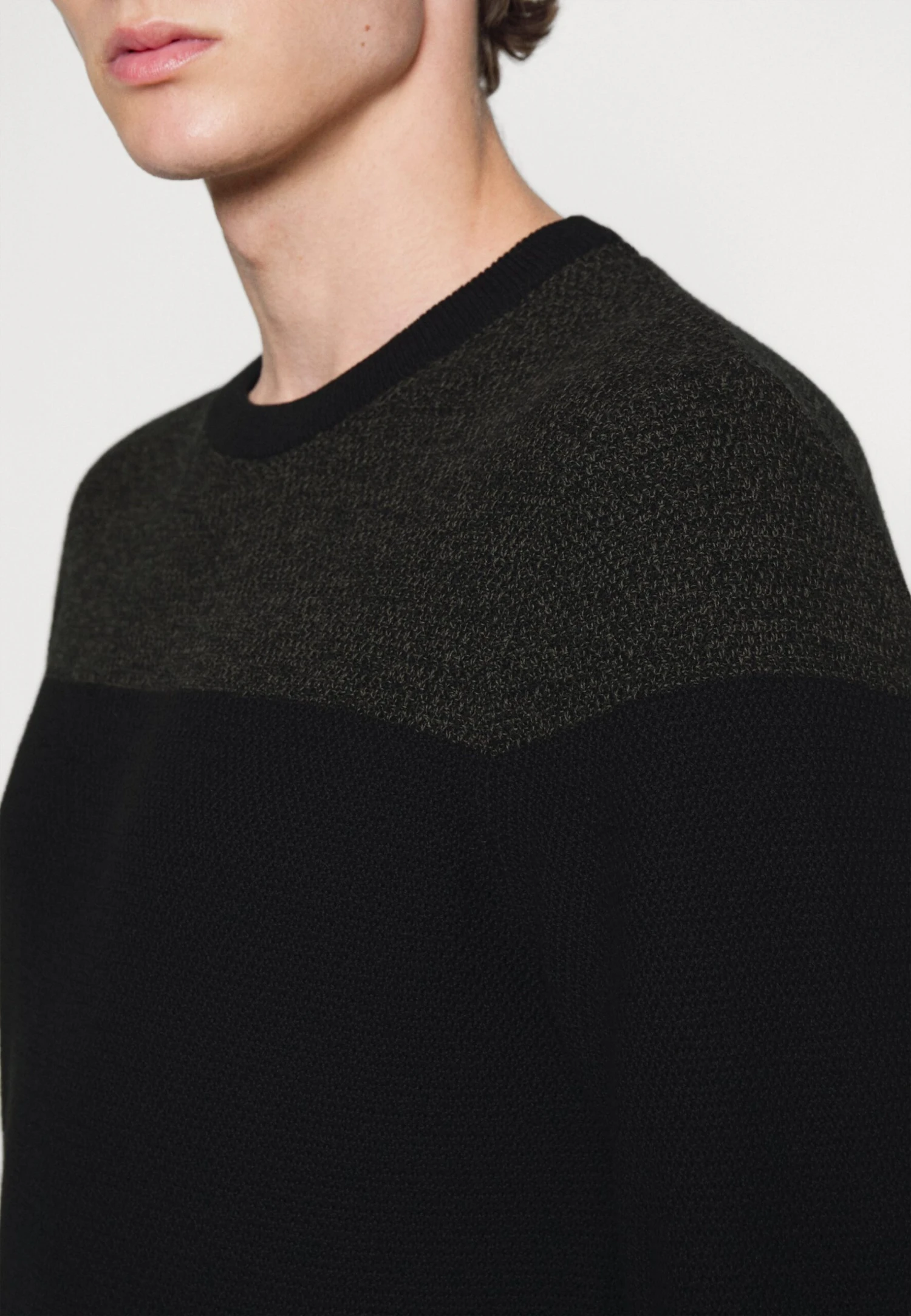 Pier One Strikkegenser - Green/Black 6 Pier One Strikkegenser - Green/Black - Bilde 6