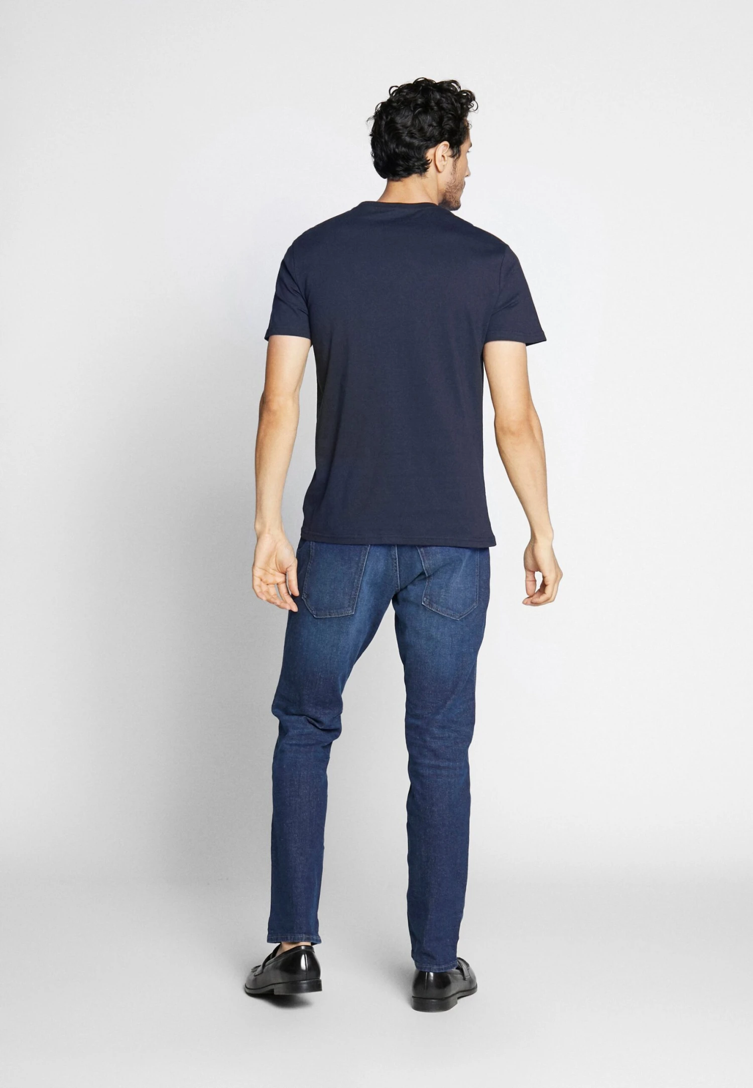 Pier One 4 Pack - T-Shirts - Black/White/Blue 3 Pier One 4 Pack - T-Shirts - Black/White/Blue - Bilde 3