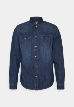 Pier One Denim - Skjorte - Blue Denim