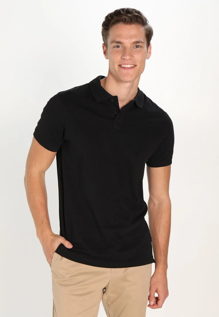 Pier One Basic - Poloskjorter - Black 1 Pier One Basic - Poloskjorter - Black