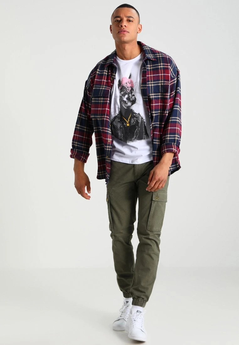 Pier One Cargobukse - Olive 2 Pier One Cargobukse - Olive - Bilde 2