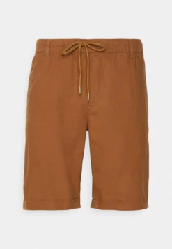Pier One Linen Blend Drawcord Shorts- Shorts - Brown -Boutique mote herrebutikk 1ea4e2e885224bdf9790c588673025ff scaled
