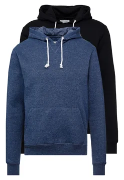 Pier One 2 Pack - Hoodie - Dark Blue/ Black -Boutique mote herrebutikk 2243d25cf60042cb8551926a837bf9cb scaled
