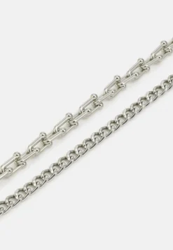 Pier One 2Pack - Smykke - Silver-Coloured -Boutique mote herrebutikk 23c8383e0729412092bac4e451522a5d scaled