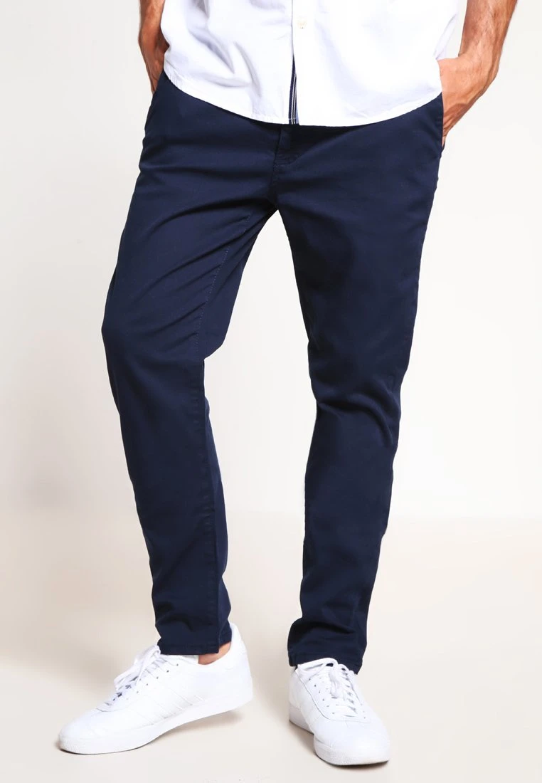 Pier One Chinos - Dark Blue 1 Pier One Chinos - Dark Blue