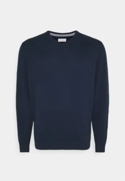 Pier One 2 Pack - Strikkegenser - Dark Blue/Mottled Dark Grey -Boutique mote herrebutikk 28d041f8ad424ad5b93029d8dba15c42 scaled