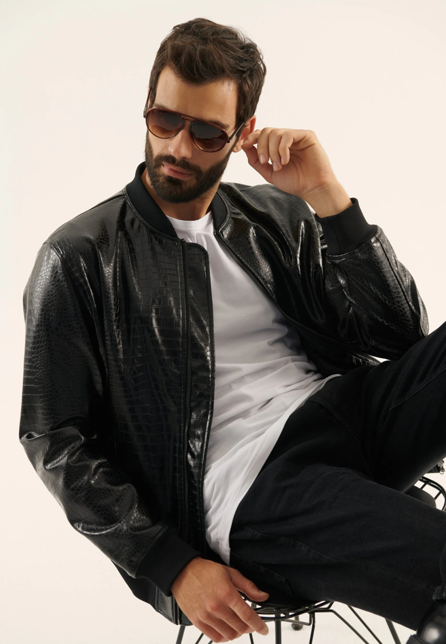 Pier One Bombejakke - Black 6 Pier One Bombejakke - Black - Bilde 6