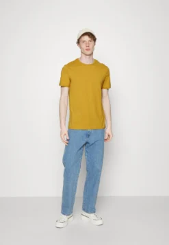 Pier One 5 Pack - T-Shirts - Mottled Dark Blue/Yellow/Orange