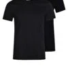 Pier One 2 Pack - T-Shirts - Black