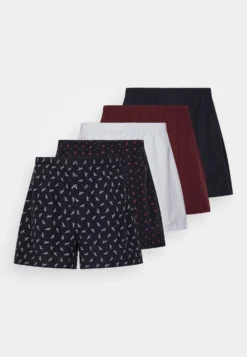 Pier One 5 Pack - Boxershorts - Dark Blue/Bordeaux/ Blue -Boutique mote herrebutikk 3422d9ed8c4f49da9db171652d2bfcfc scaled