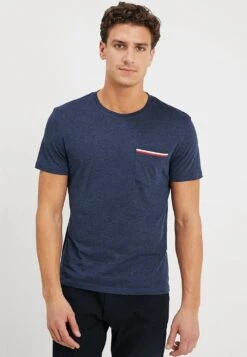 Pier One T-Shirts - Mottled Dark Blue