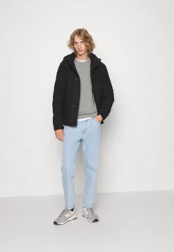 Pier One 3 Pack - Sweatshirt - Black/Mottled Grey/Dark Blue