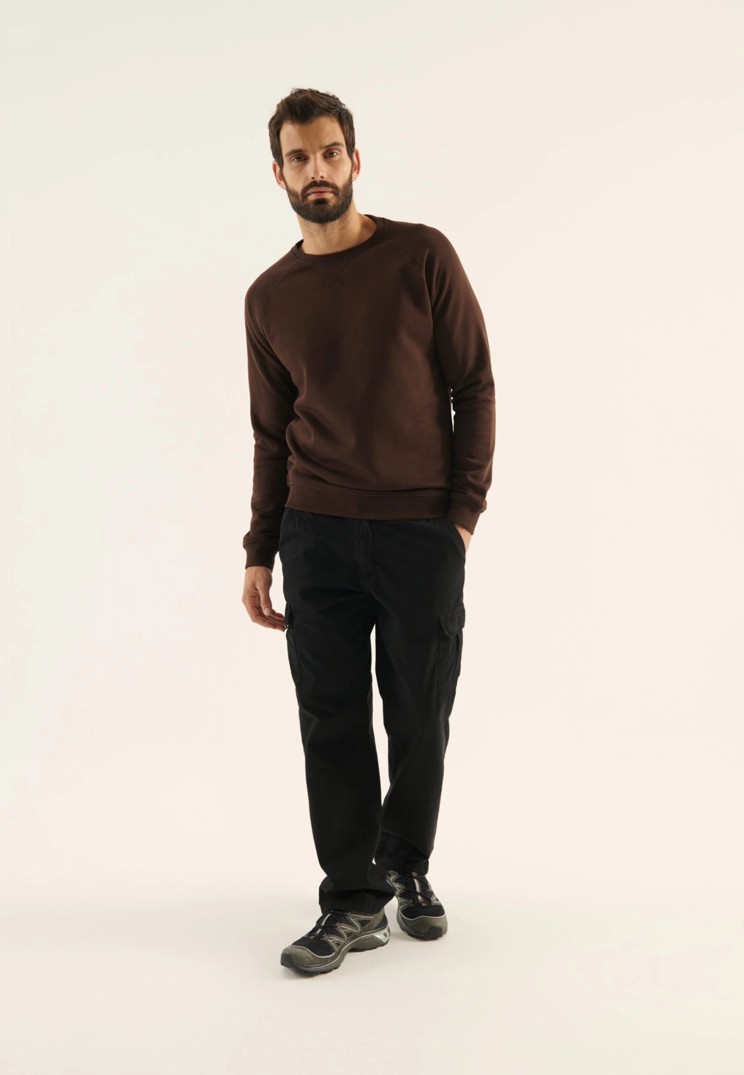 Pier One Sweatshirt - Dark Brown 2 Pier One Sweatshirt - Dark Brown - Bilde 2