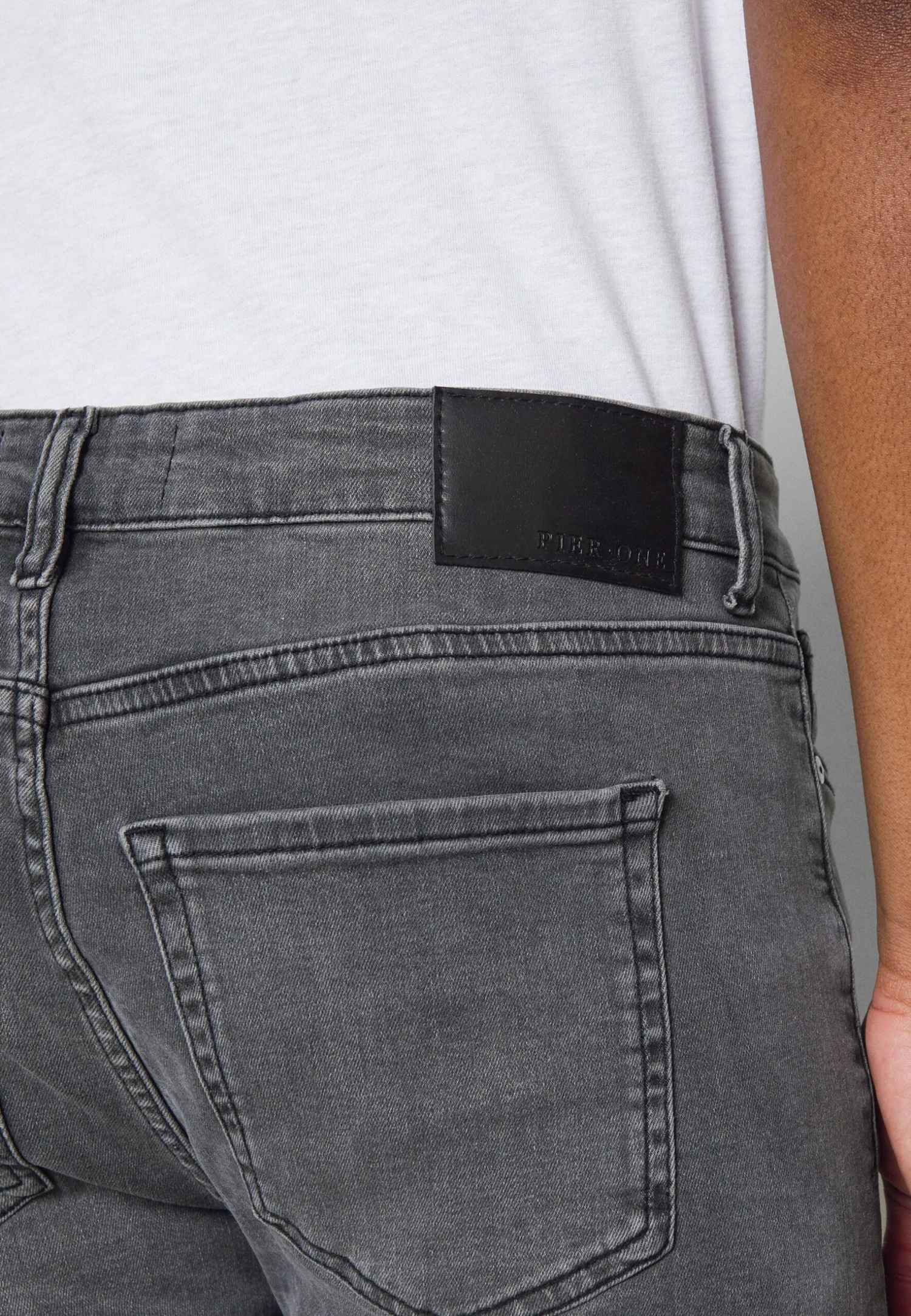 Pier One Jeans Straight Leg - Grey 5 Pier One Jeans Straight Leg - Grey - Bilde 5