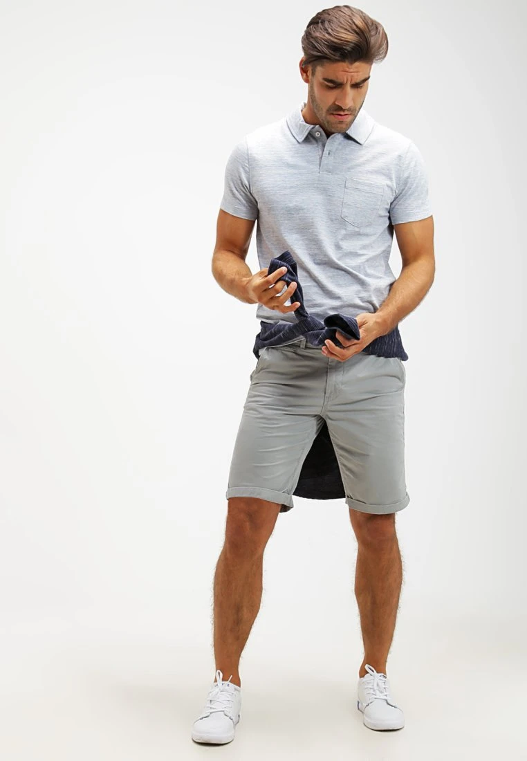 Pier One Poloskjorter - Light Blue Melange 2 Pier One Poloskjorter - Light Blue Melange - Bilde 2