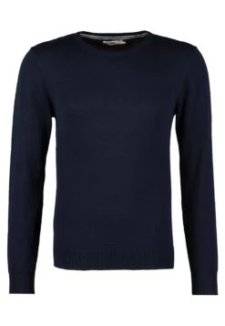 Pier One Basic Crewneck - Strikkegenser - Dark Blue -Boutique mote herrebutikk 559fd963f3bf4be6abe2b2155cf5f818