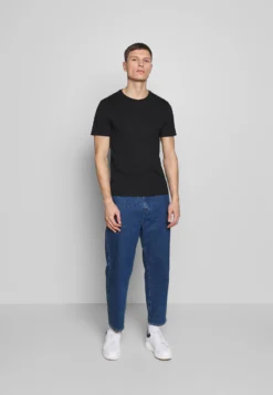 Pier One 5 Pack - T-Shirts - Black/White/Blue