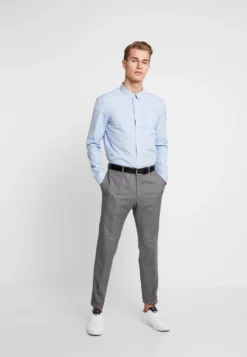 Pier One 2 Pack - Finskjorte - White/Light Blue