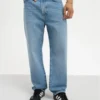 Pier One Jeans Relaxed Fit - Dark Blue Denim