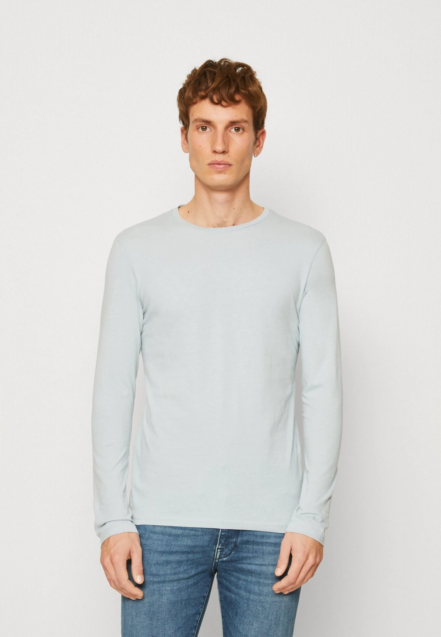 Pier One 2 Pack - Topper Langermet - Light Blue/Dark Blue 2 Pier One 2 Pack - Topper Langermet - Light Blue/Dark Blue - Bilde 2