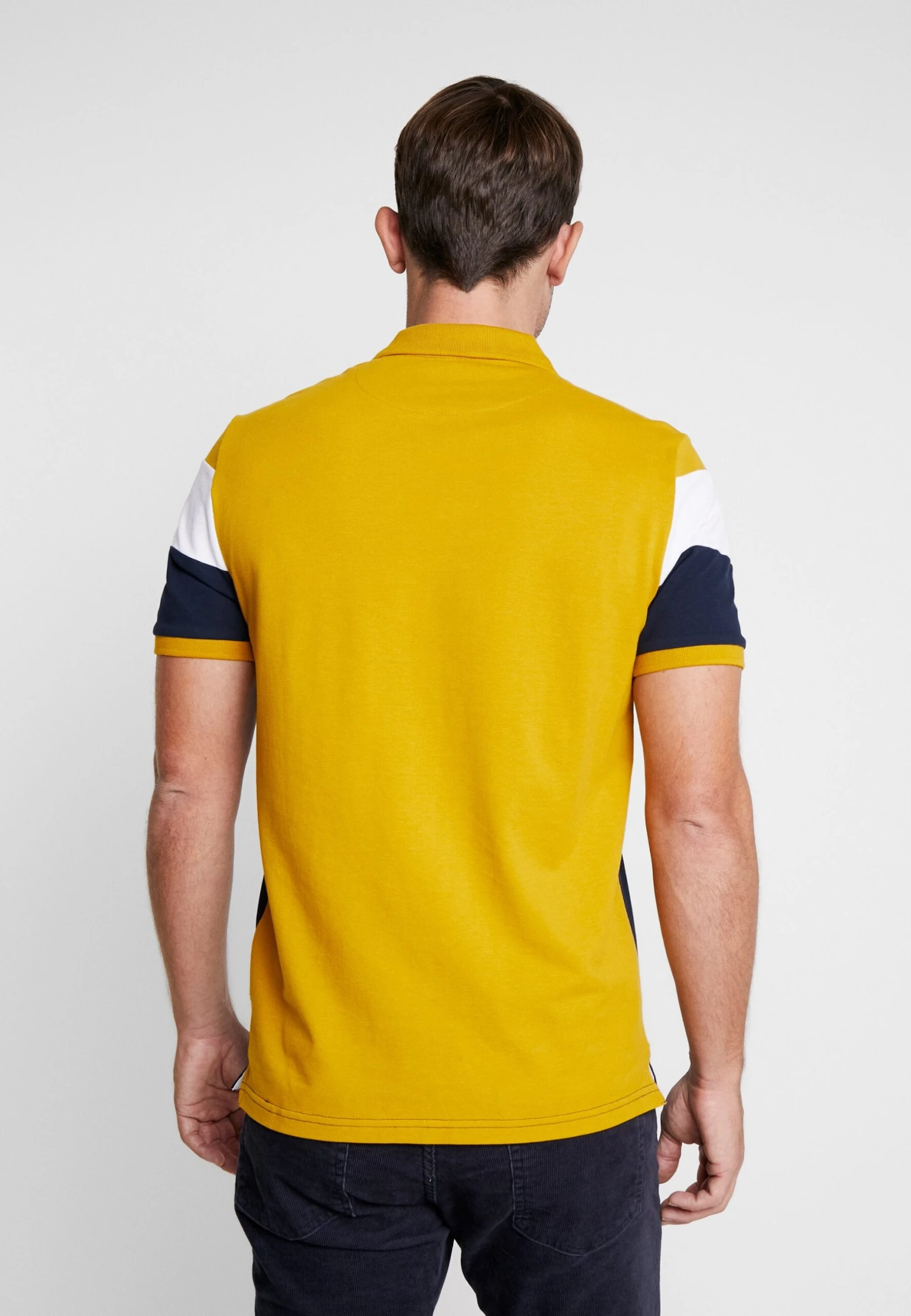 Pier One Poloskjorter - Dark Blue/Mustard 3 Pier One Poloskjorter - Dark Blue/Mustard - Bilde 3