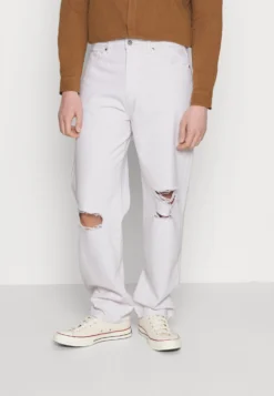 Pier One Jeans Relaxed Fit - White Denim