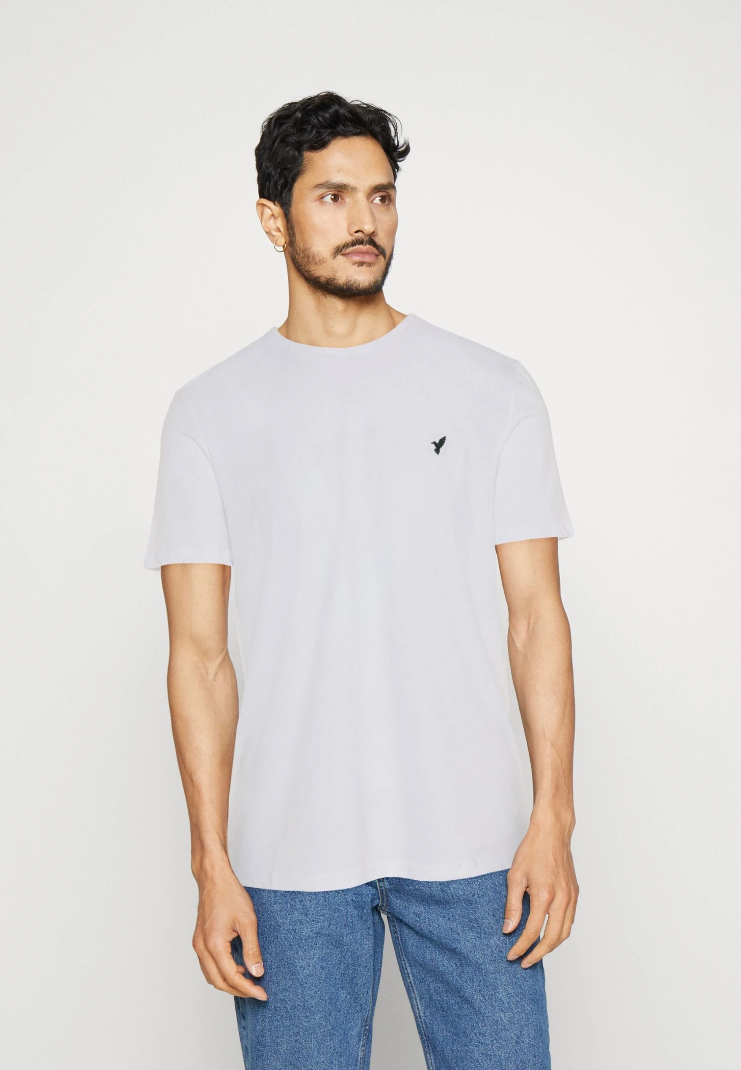 Pier One 5 Pack - T-Shirts - White/Ark Green/Blue 7 Pier One 5 Pack - T-Shirts - White/Ark Green/Blue - Bilde 7