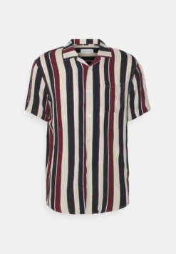 Pier One Skjorte - Red/Dark Blue