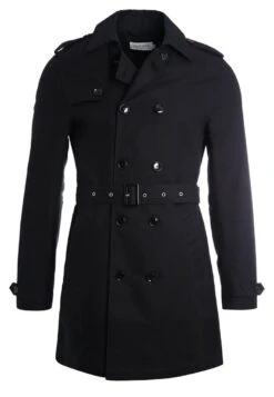 Pier One Trenchcoat - Black 11 Pier One Trenchcoat - Black -Boutique mote herrebutikk 6a3f37d35fcd49698d51c0ae73c66b76