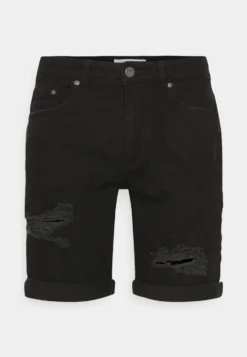 Pier One Jeansshorts - Black