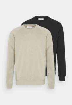 Pier One 2 Pack - Sweatshirt - Tan/Black -Boutique mote herrebutikk 6a7cffa918a047328320e3fd00079391 scaled