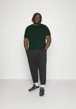 Pier One 5 Pack - T-Shirts - Dark Green/Beige/Light Blue