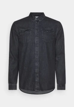 Pier One Denim - Skjorte - Black