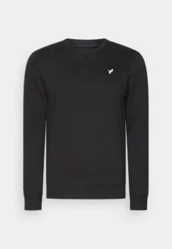 Pier One Sweatshirt - Black/Mottled Grey -Boutique mote herrebutikk 7954a7df4b094e52bda097136e48cead scaled