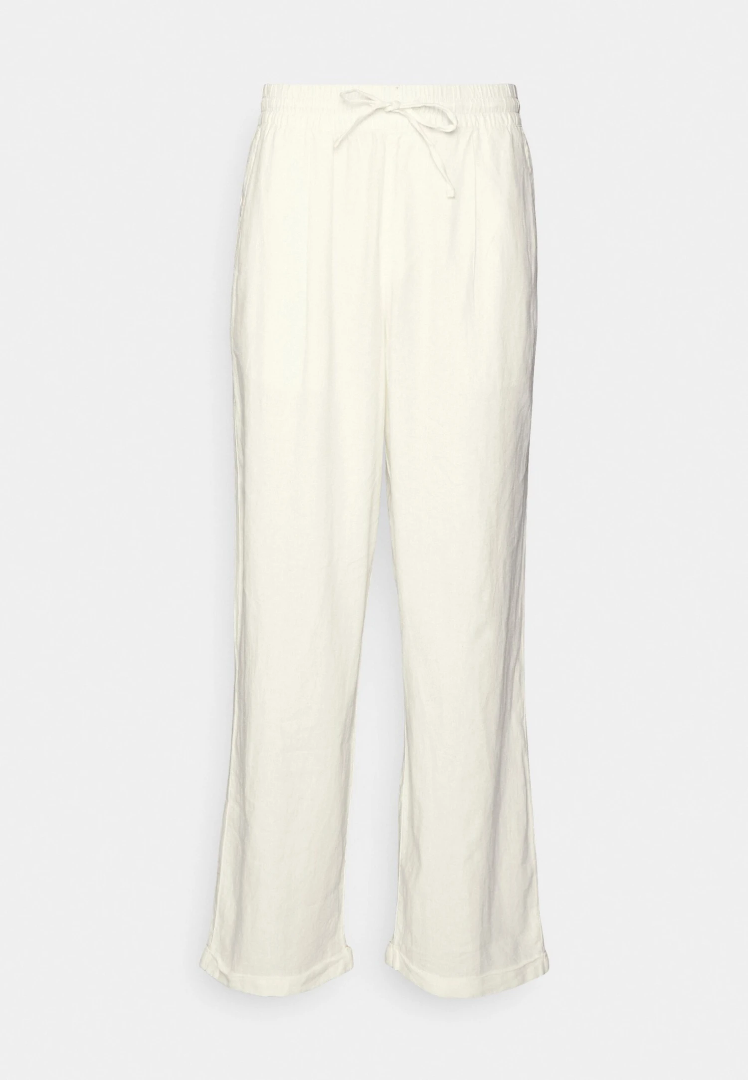 Pier One Drawcord Trousers Linen Blend - Bukse - White 5 Pier One Drawcord Trousers Linen Blend - Bukse - White - Bilde 5