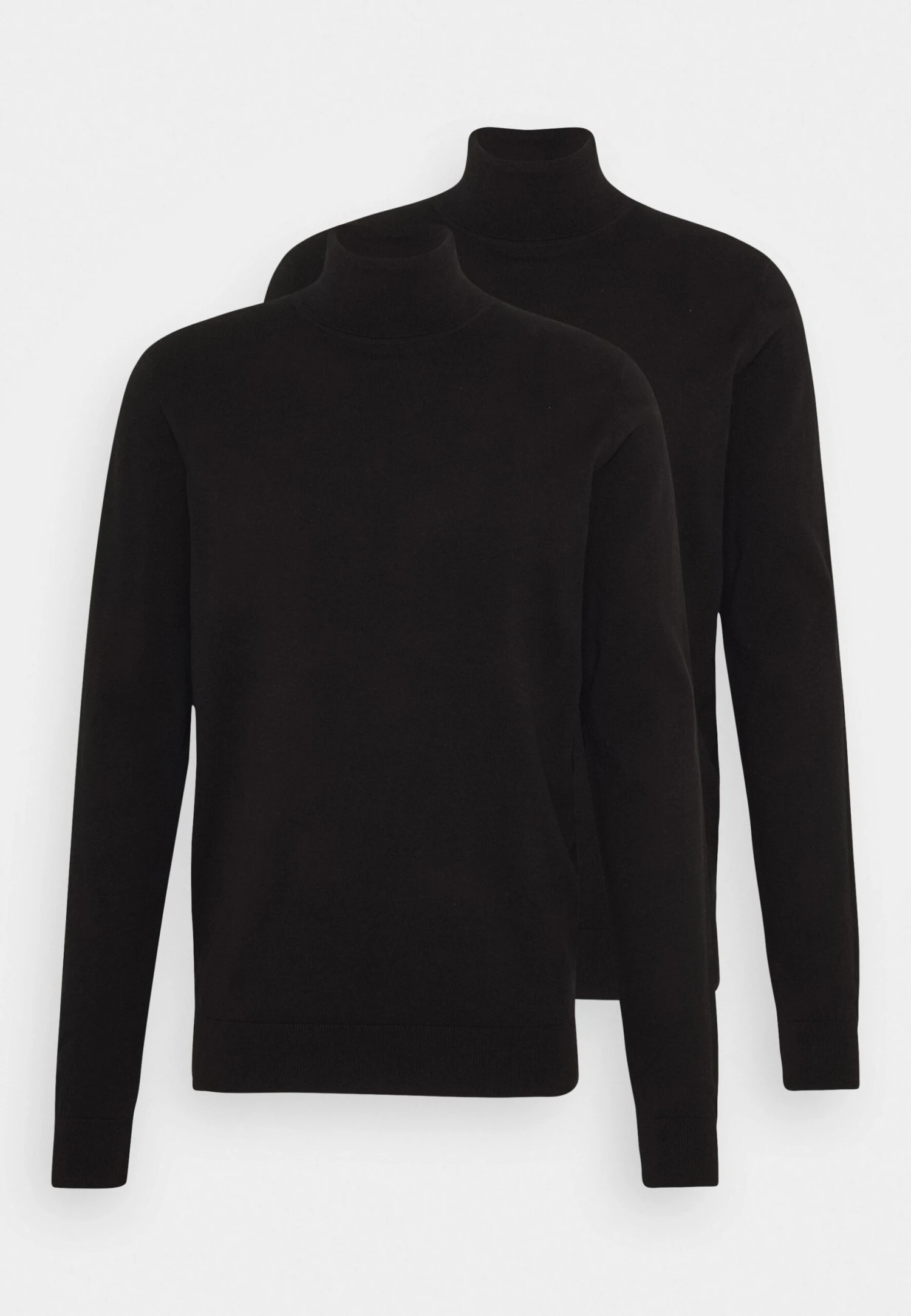Pier One 2 Pack - Basic Turtleneck - Strikkegenser - Black 6 Pier One 2 Pack - Basic Turtleneck - Strikkegenser - Black - Bilde 6