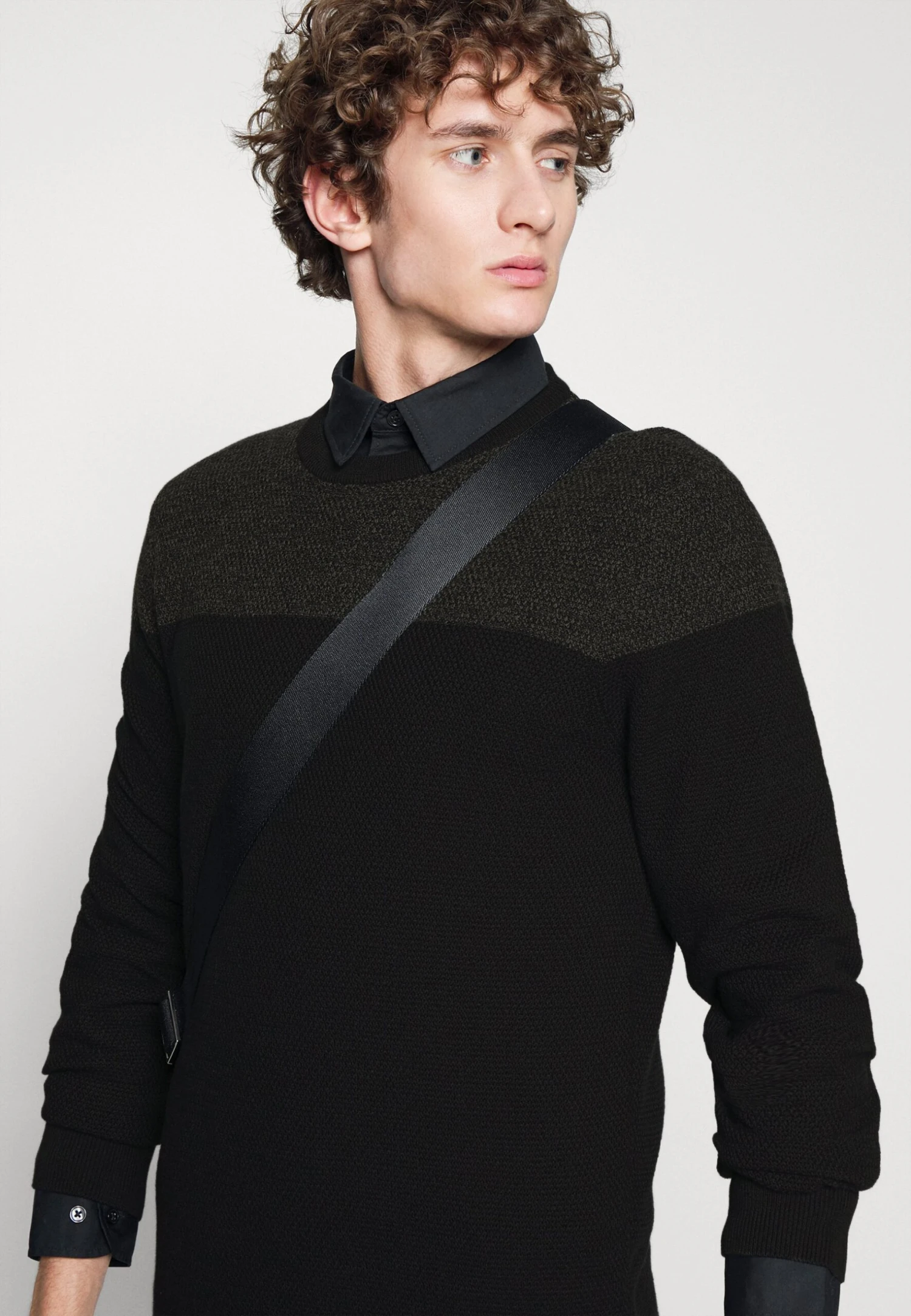 Pier One Strikkegenser - Green/Black 4 Pier One Strikkegenser - Green/Black - Bilde 4