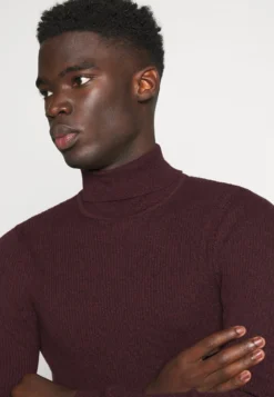 Pier One Muscle Fit Turtle - Strikkegenser - Mottled Bordeaux -Boutique mote herrebutikk 87bc9746f3cd48c78886c3726b9971e1 scaled