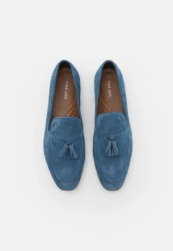 Pier One Leather - Slippers - Blue -Boutique mote herrebutikk 88169eccd947430599894098376803be scaled