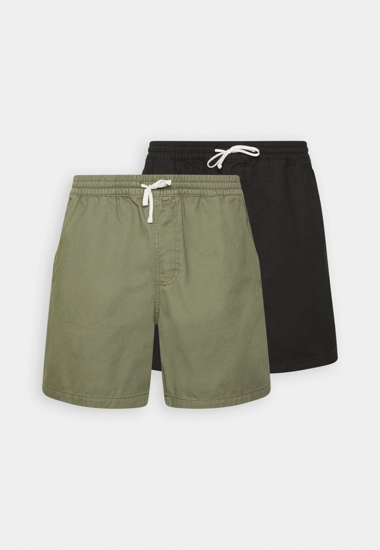 Pier One 2 Pack - Shorts - Olive/Black 5 Pier One 2 Pack - Shorts - Olive/Black - Bilde 5