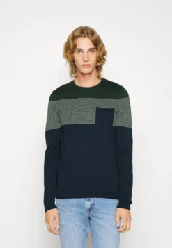 Pier One Strikkegenser - Green/Blue