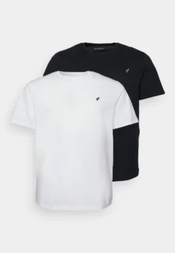 Pier One 2 Pack - T-Shirts - Dark Blue/White -Boutique mote herrebutikk 90a17242bb494357bb9c3bc8420a664e scaled