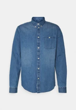 Pier One Denim Shirt - Skjorte - Blue Denim