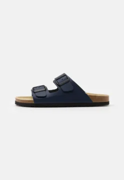 Pier One Unisex - Tøfler - Dark Blue