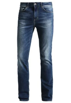 Pier One Jeans Straight Leg - Washed Dark Blue -Boutique mote herrebutikk a50c76bb7abb42f898d09733f52d63c1