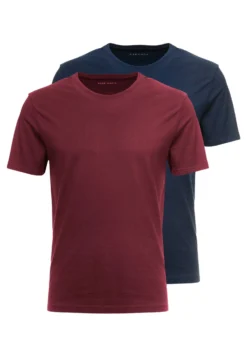 Pier One 2 Pack - T-Shirts - Bordeaux -Boutique mote herrebutikk a990708a965045f09ae4d28cffe4d0b2 scaled