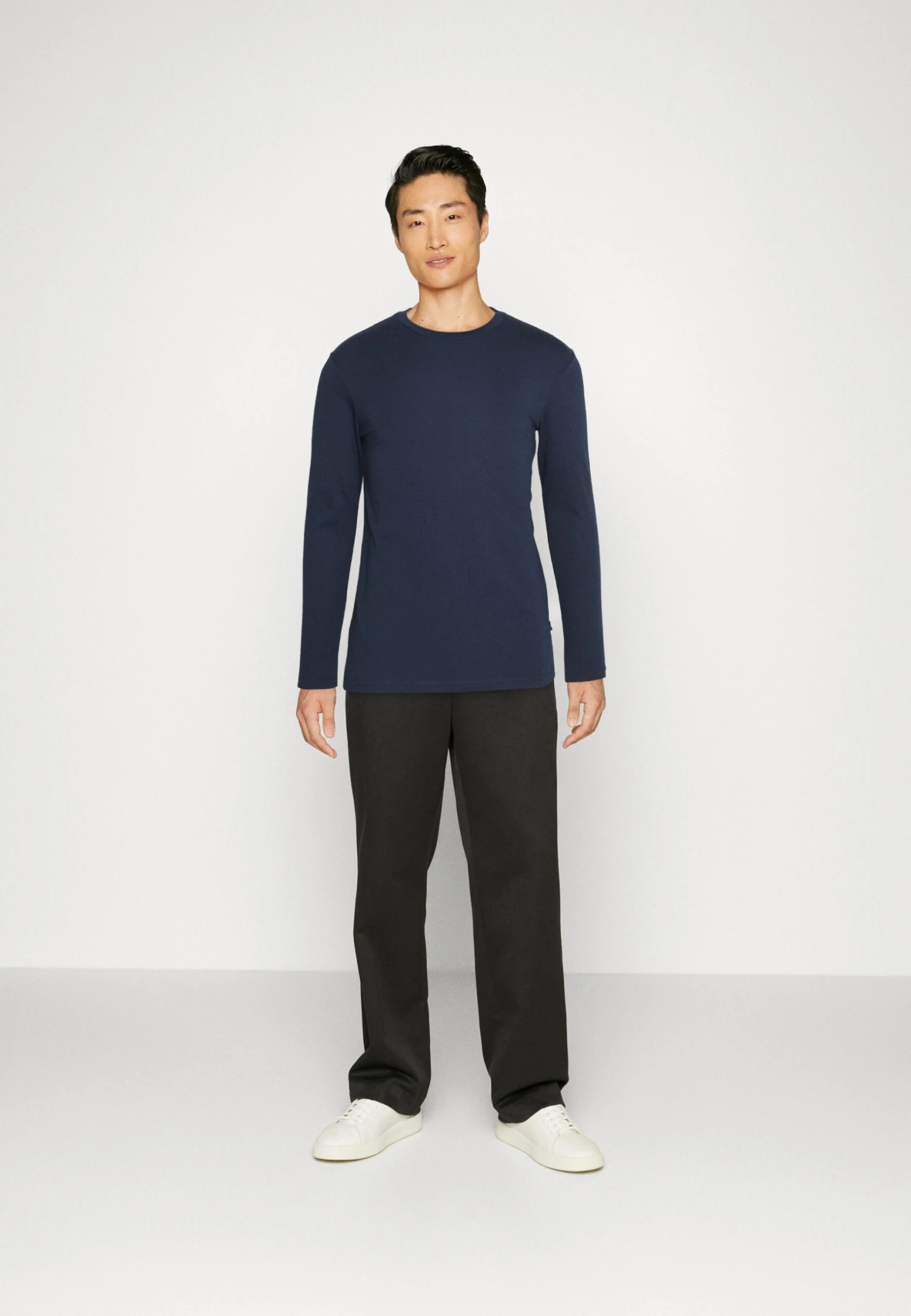 Pier One Topper Langermet - Light Green/Beige/Dark Blue 1 Pier One Topper Langermet - Light Green/Beige/Dark Blue